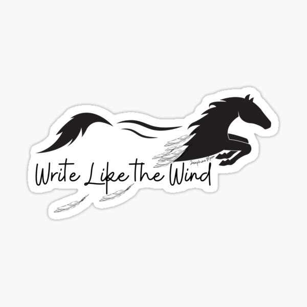 Write Like the Wind Sticker