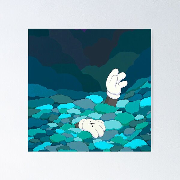 Hypebeast Kaws ' Poster, picture, metal print, paint by