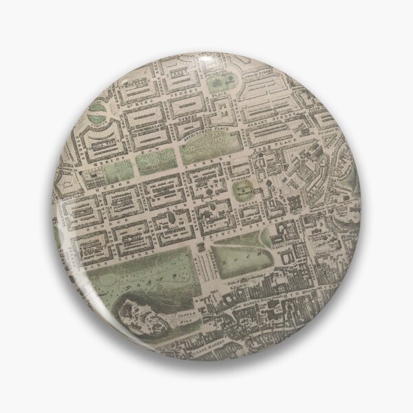 Item preview, Vintage Edinburgh Scotland Map (1827) designed and sold by BravuraMedia.