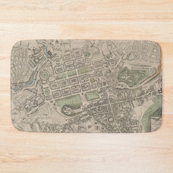 Item preview, Vintage Edinburgh Scotland Map (1827) designed and sold by BravuraMedia.