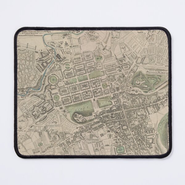 Item preview, Vintage Edinburgh Scotland Map (1827) designed and sold by BravuraMedia.