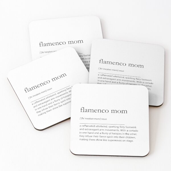 Item preview, Flamenco Mom Definition Quote designed and sold by PerfectDance.