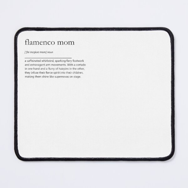 Item preview, Flamenco Mom Definition Quote designed and sold by PerfectDance.