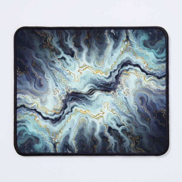 Item preview, Abstract Blue and Gold designed and sold by VaraAnn.
