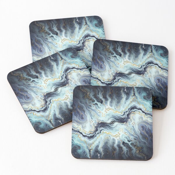 Item preview, Abstract Blue and Gold designed and sold by VaraAnn.