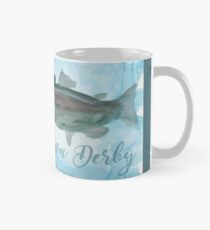 Salmon Art! Salmon Derby in Bowler Hat! Mug
