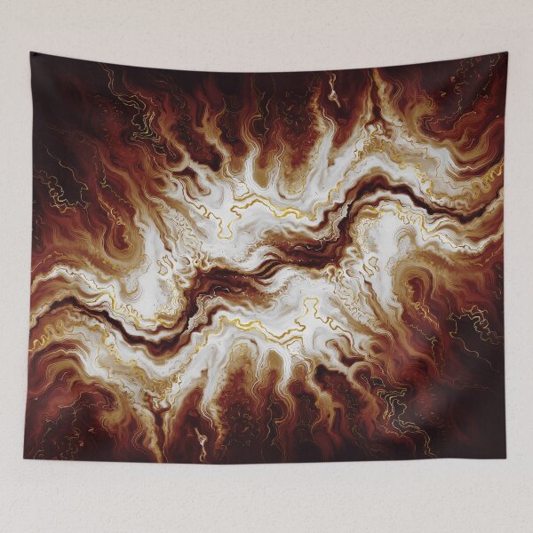 Item preview, Abstract Red and Gold designed and sold by VaraAnn.
