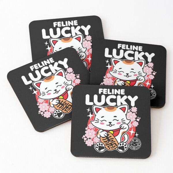 Item preview, Feline Lucky Cat Kawaii Asian Inspired designed and sold by DetourShirts.
