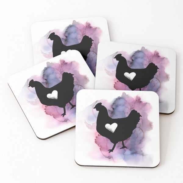 Item preview, Watercolor Chicken with Heart designed and sold by Ashley Gagnon.