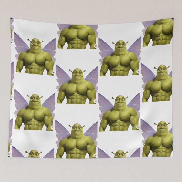 Artikelvorschau, Shrek-Meme - Shrek-Schmetterling entworfen und verkauft von mayberrytashina.
