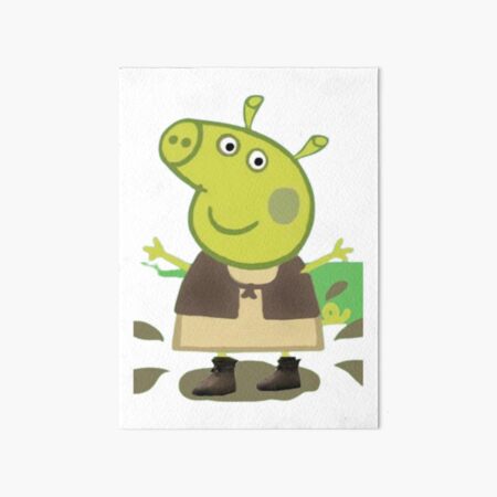 Shrek meme Art Board Print for Sale by Pulte