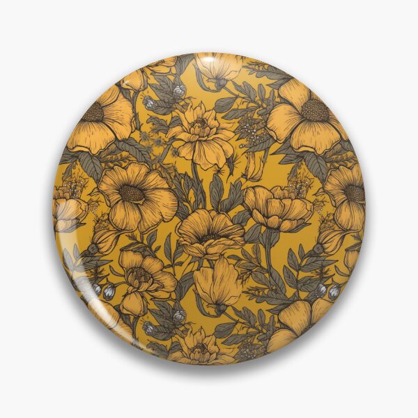 Item preview, Yellow floral pattern  designed and sold by florallover444.