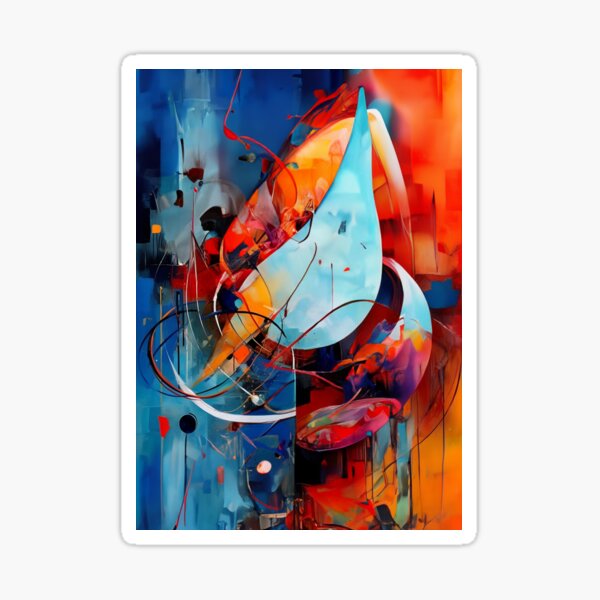 Item preview, Abstract art painting no.1 designed and sold by offline24.