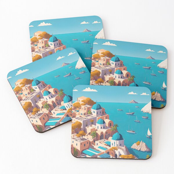 Item preview, Greek Islands designed and sold by fleurdesignart.