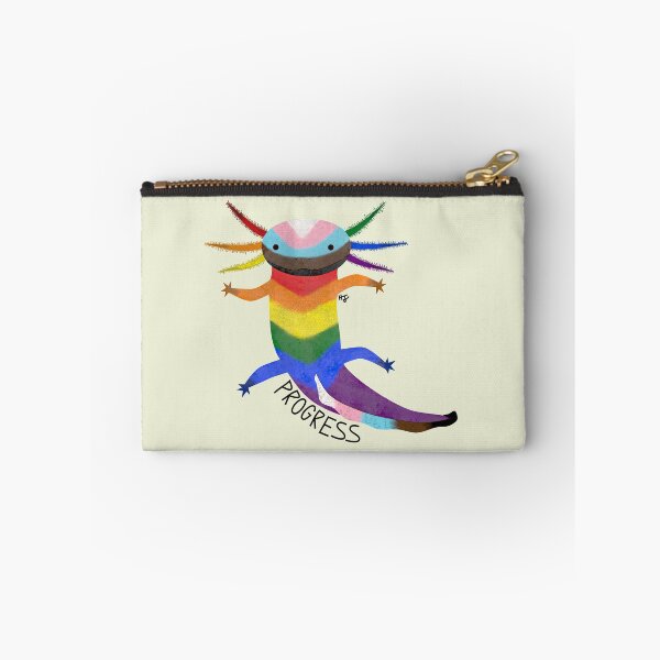 Item preview, Progress Pride Flag Axolotl designed and sold by HopelessHazard.