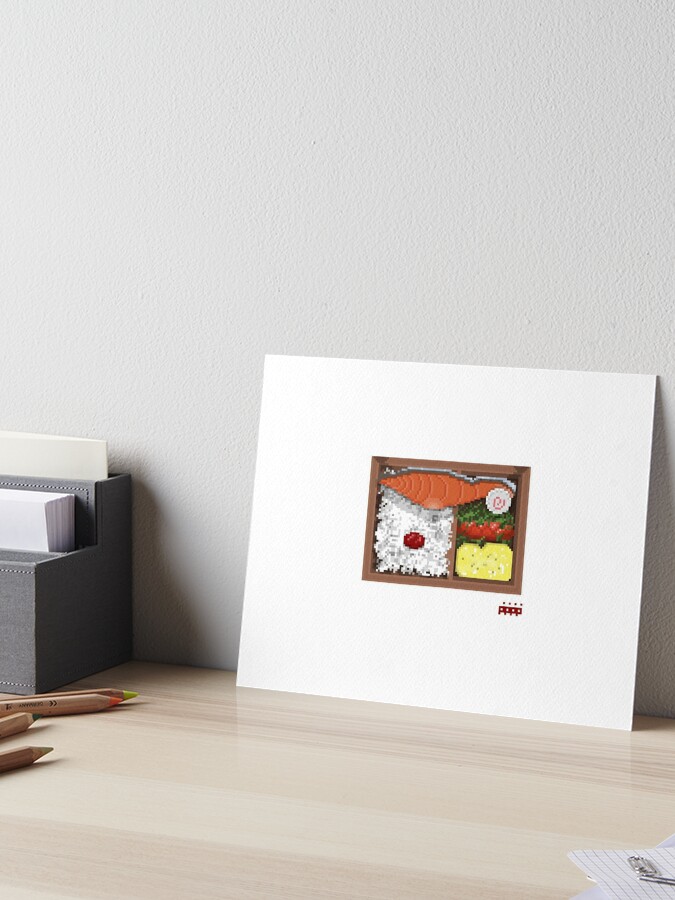 Cute Bento Box Art Board Print for Sale by chaoscorgi