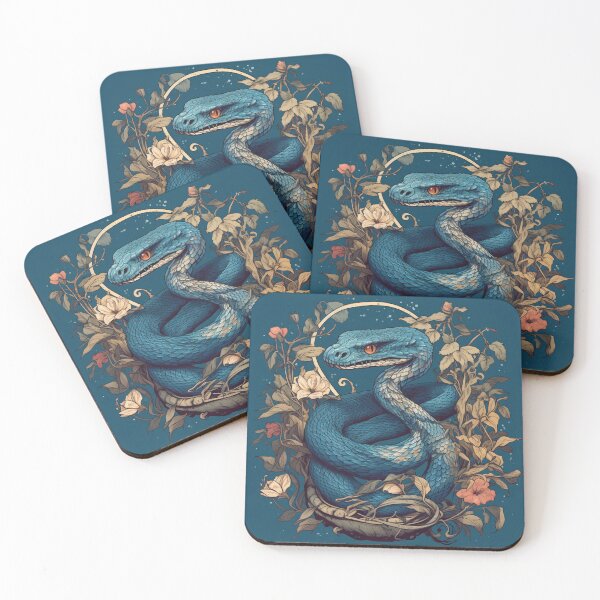 Item preview, Floral Serpent: A Tapestry of Intrigue designed and sold by Bee Happy Creative™.