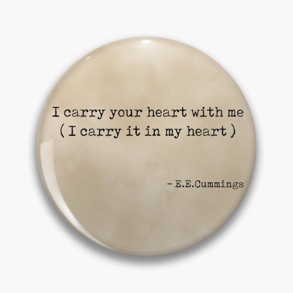 Item preview, I carry your heart with me - E E Cummings Poem - Literature - Typewriter Print on Antique Paper designed and sold by Studio Grafiikka.