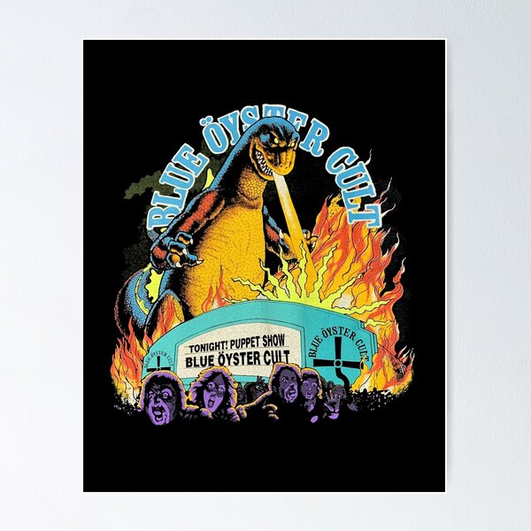 Blue Oyster Cult, Flaming Telepaths movie poster homage | 11x17 Art Print