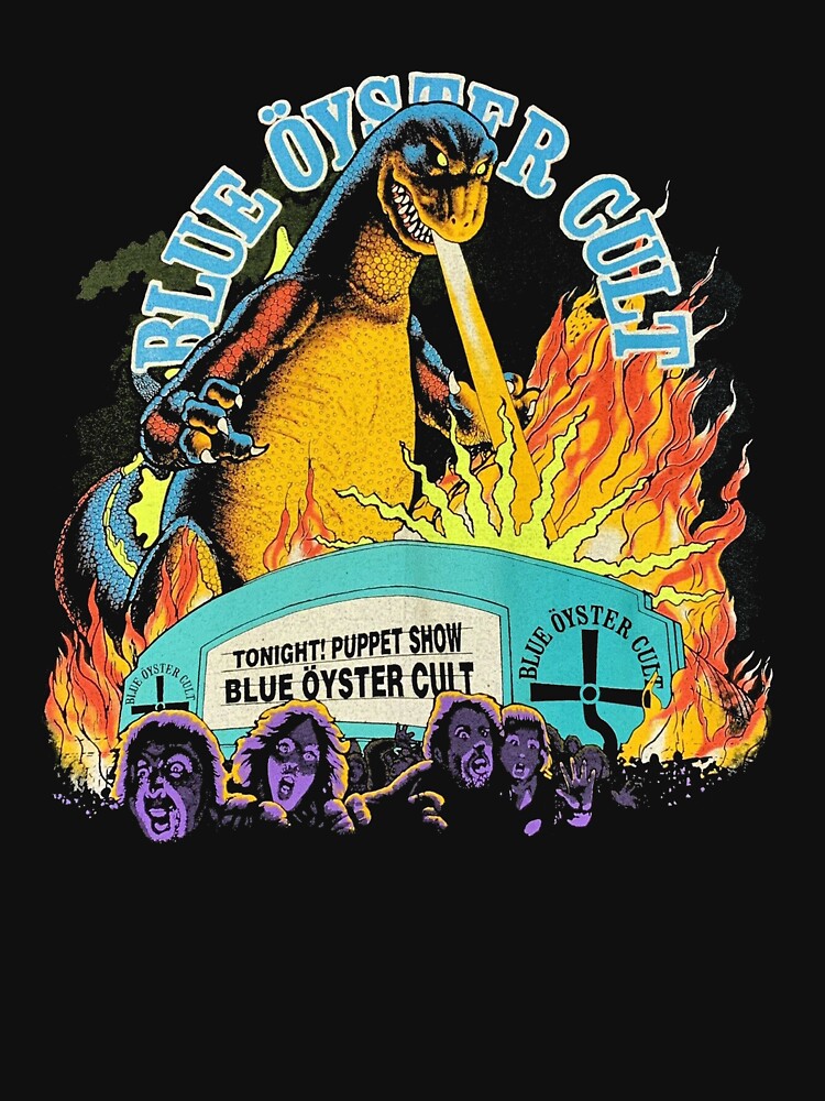 Blue oyster sale cult godzilla shirt