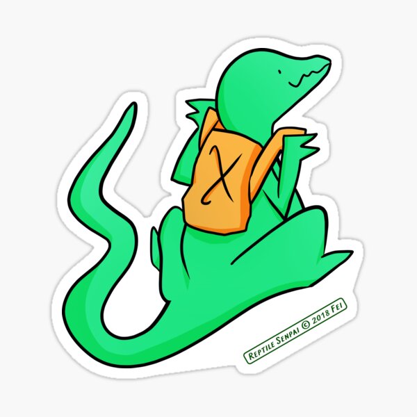 Reptile Senpai S02E02 Sticker