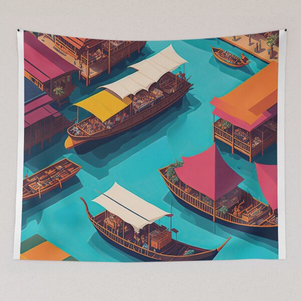 Item preview, Floating Markets designed and sold by fleurdesignart.