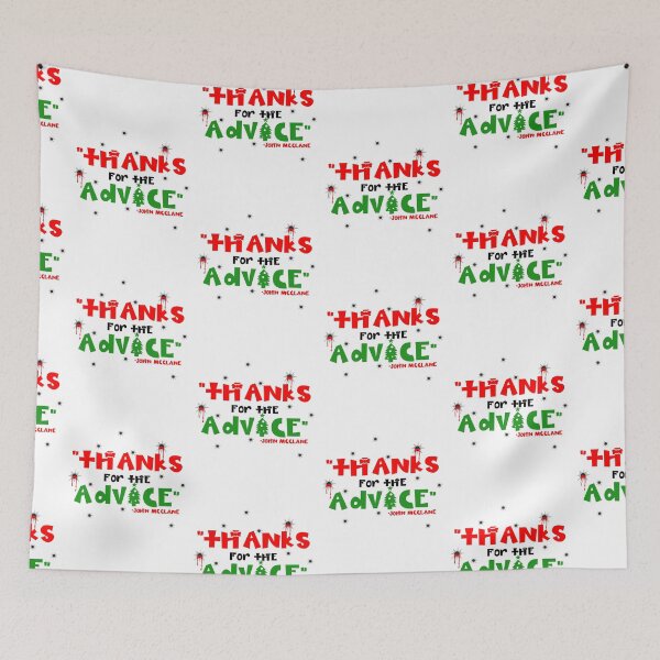 Item preview, "Thanks For The Advice." - John Mcclane, Die Hard designed and sold by Sticker Up.