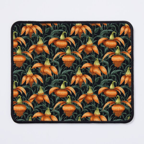 Artikelvorschau, Cheery Vintage Orange floral pattern  entworfen und verkauft von florallover444.