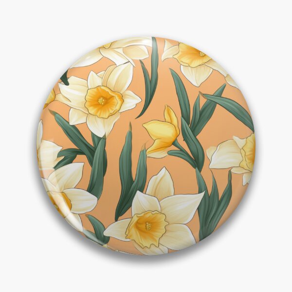 Artikelvorschau, Cheery boho Orange floral pattern entworfen und verkauft von florallover444.