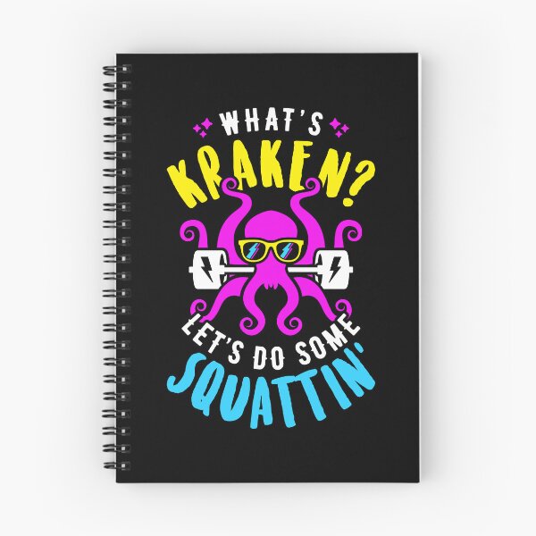 Item preview, What's Kraken? Let's Do Some Squattin' Retro Neon Synthwave 80s 90s designed and sold by Brogress Project.
