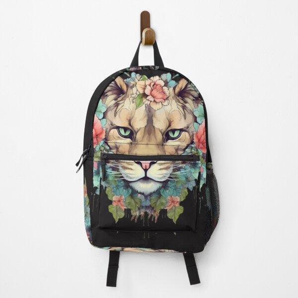 Item preview, Vintage Mountain Majesty: Floral Crowned Lioness designed and sold by lg whittaker.