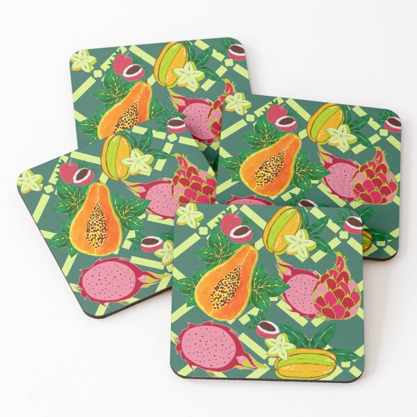 Item preview, Juicy Fruity- Inspired from tropical fruits for peppy and fresh look  designed and sold by PrintbyPriyanka.