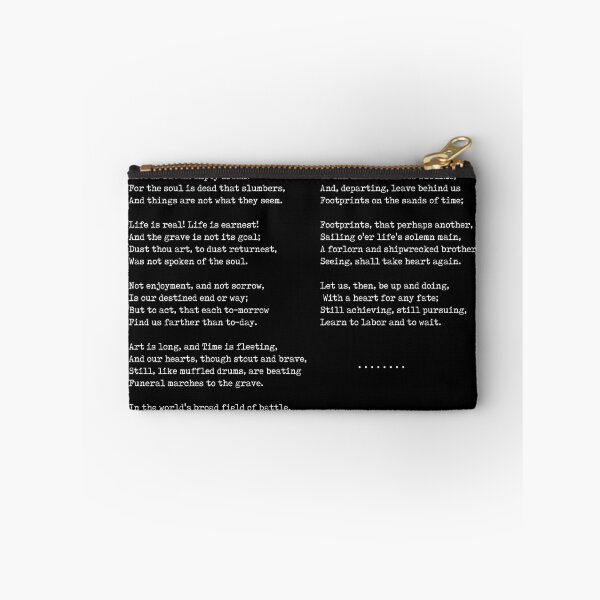Item preview, A Psalm Of Life - Henry Wadsworth Longfellow Poem - Literature - Typewriter Print 2 - Black designed and sold by Studio Grafiikka.