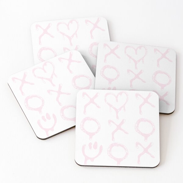 Item preview, xoxo heart smiley noughts and crosses designed and sold by Creativbubble.