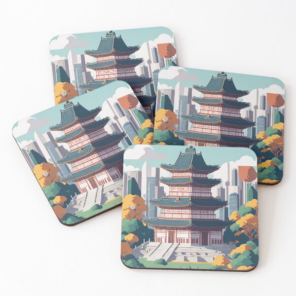 Item preview, Gyeongbokgung Palace designed and sold by fleurdesignart.