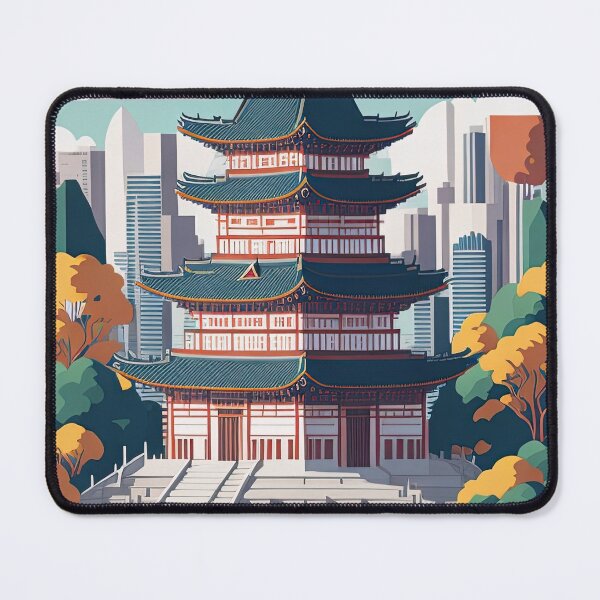 Item preview, Gyeongbokgung Palace designed and sold by fleurdesignart.