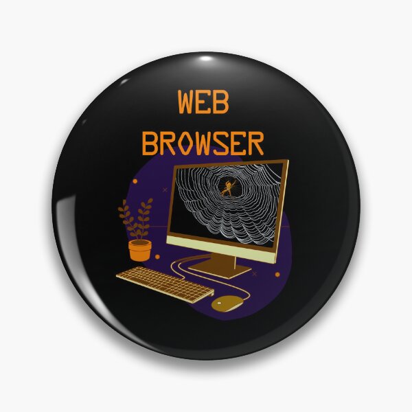 Item preview, Web Browser orb Weaver spider computer graphic  designed and sold by CATC0MMANDER.