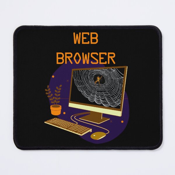 Item preview, Web Browser orb Weaver spider computer graphic  designed and sold by CATC0MMANDER.