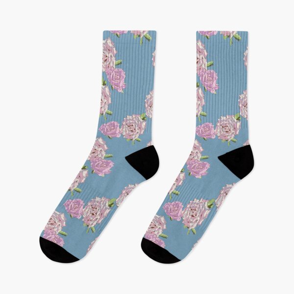 Item preview, Country Lane Blue Roses designed and sold by MissyWildflower.