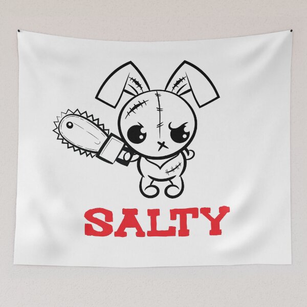 Item preview, Salty Grumpy Voodoo Bunny Cute Bigfoot Monsters designed and sold by ProjectX23.
