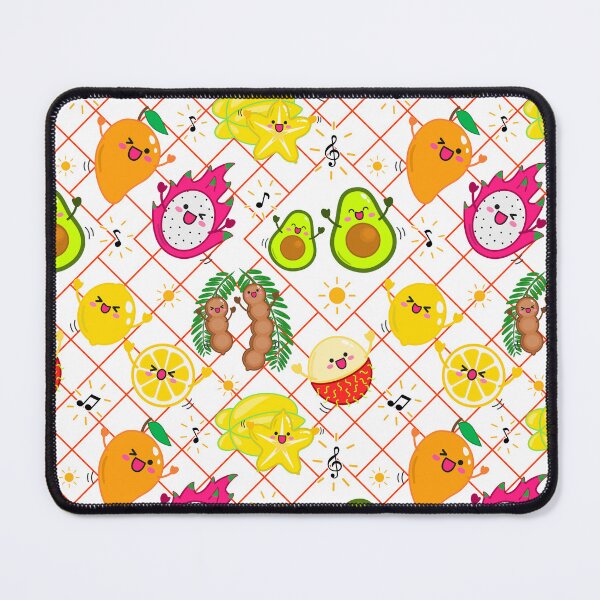 Item preview, Excited happy tropical fruits designed and sold by mixMixtli.