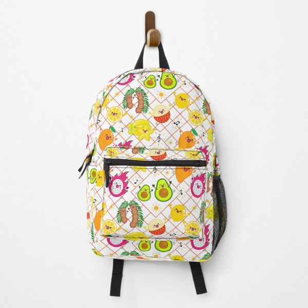 Item preview, Excited happy tropical fruits designed and sold by mixMixtli.