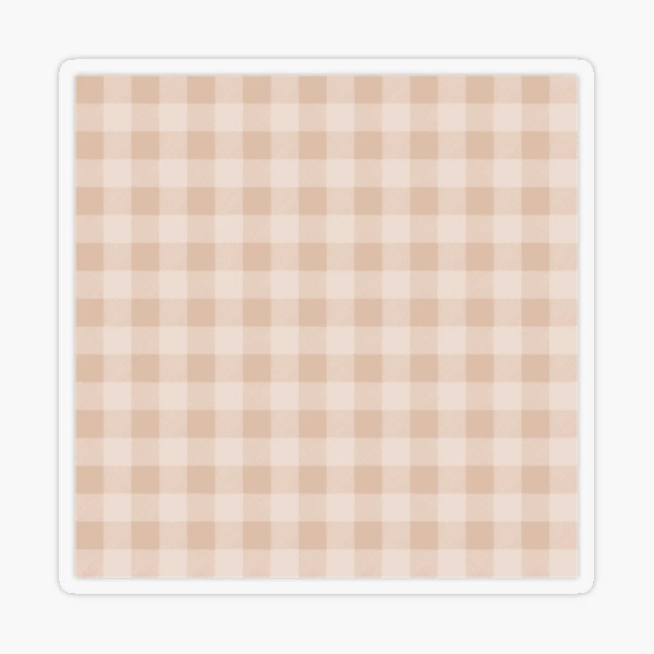 Mid-tone Brown White Buffalo Plaid Checkerboard Pattern Pairs 2023 COTY  Redend Point SW 9081 Bath Towel by Petite Patterns - Pixels