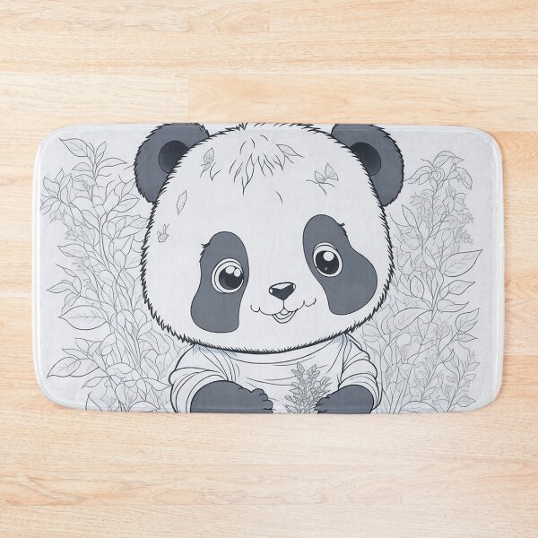 Item preview, Adorable Ink Panda - Clean Line Art Illustration designed and sold by mdhanim.