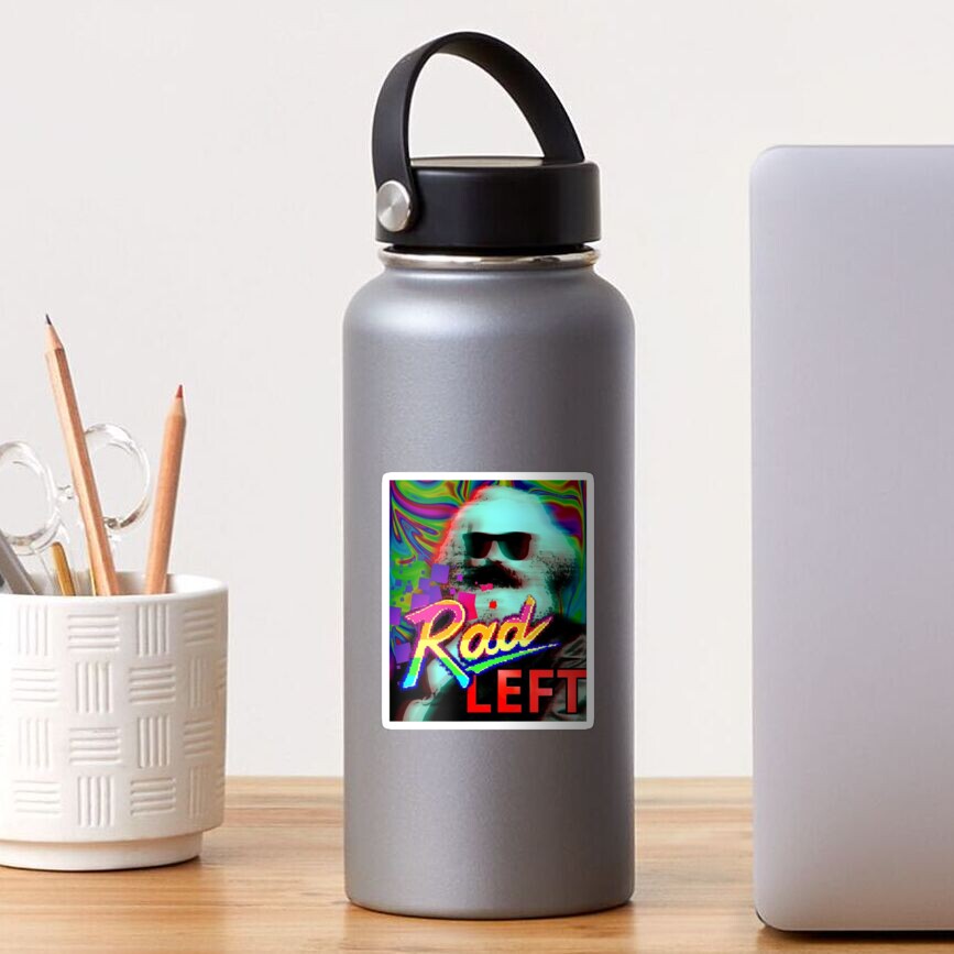 Rad Left Karl Marx Sticker