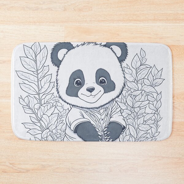 Item preview, Expressive Panda - Vivid Ink Drawing with Clean Lines designed and sold by mdhanim.