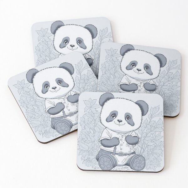 Item preview, Inky Panda - Clean Line Art and Ink Drawing designed and sold by mdhanim.