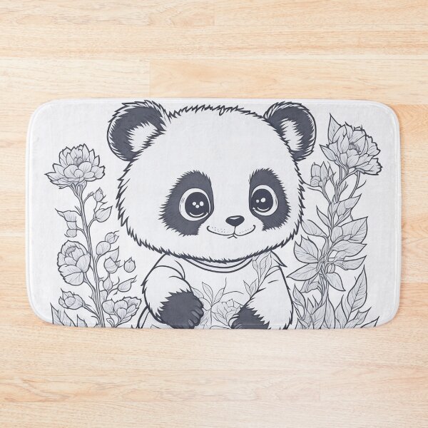 Item preview, Copy of Adorable Ink Panda - Clean Line Art Illustration designed and sold by mdhanim.