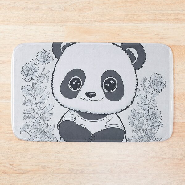 Item preview, Playful Panda - Cute and Vivid Ink Drawing designed and sold by mdhanim.
