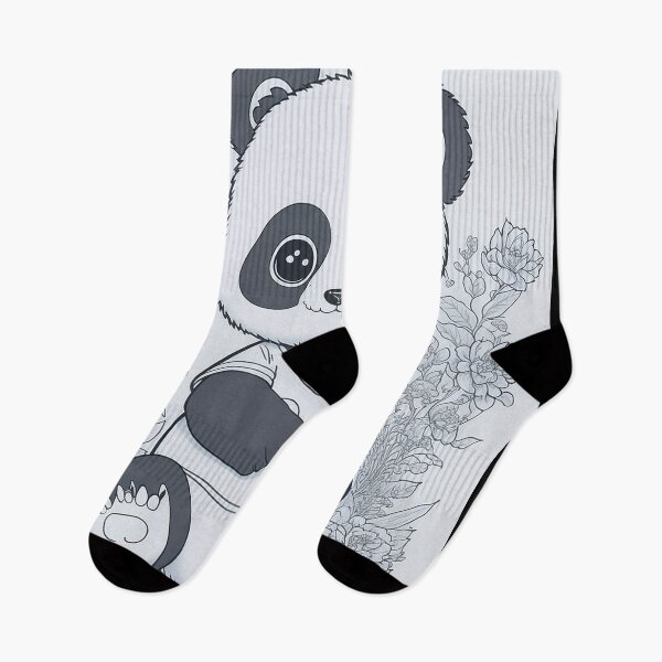 Item preview, Playful Panda - Cute and Vivid Ink Drawing designed and sold by mdhanim.